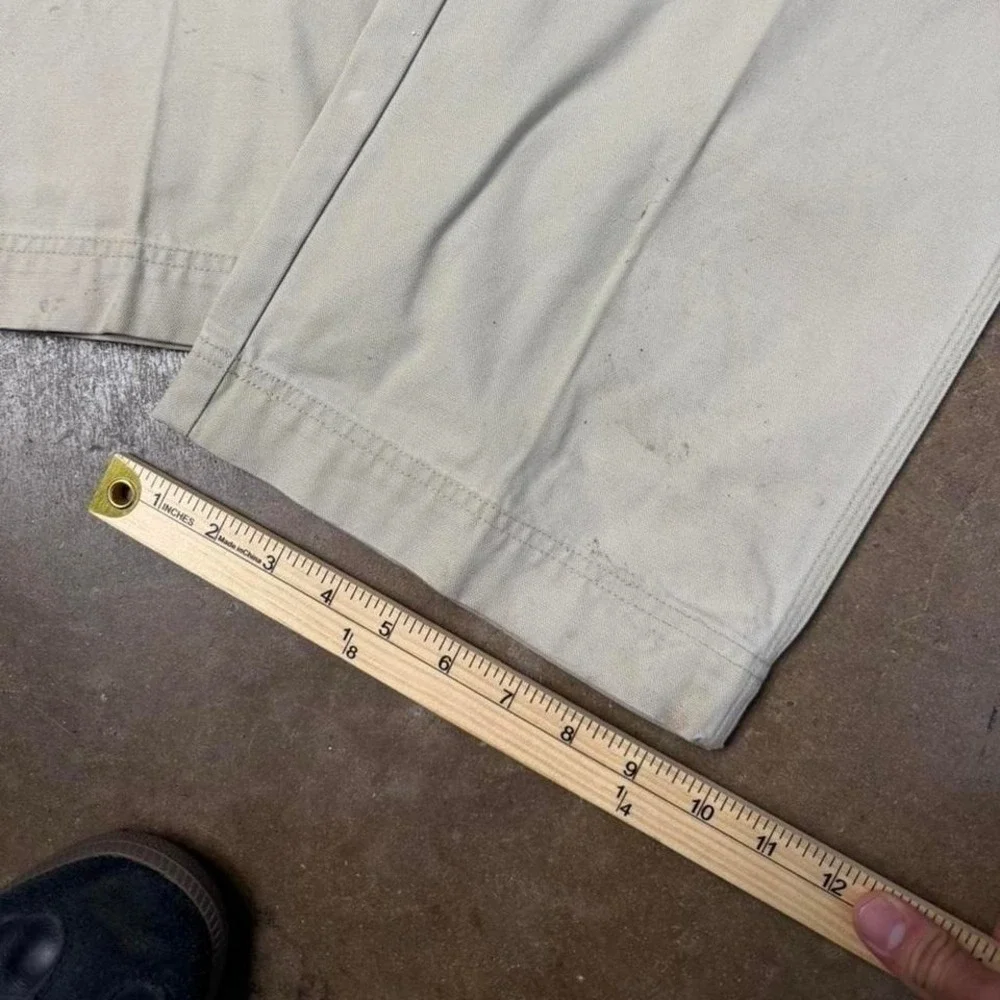 Vintage Y2K Timberland Pro cream baggy carpenter pants size 40 hip hop
